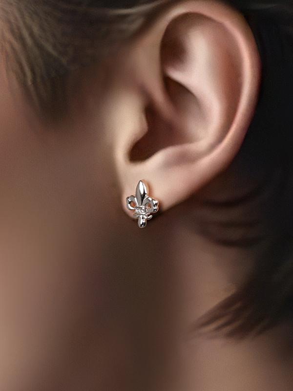 ペア アクセサリー 王家の紋章ピアス