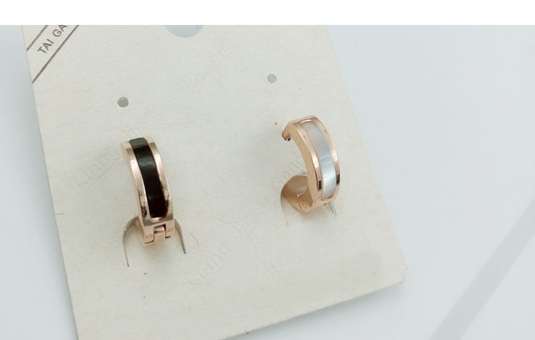 ペア アクセサリー ピアス 洗練フープツートーン