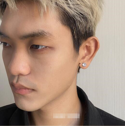 ペア アクセサリー ユニセックス カップル 煌めき ジルコニア ピアス