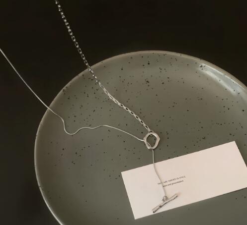 ペア アクセサリー 男女兼用おしゃれロングチェーンネックレス