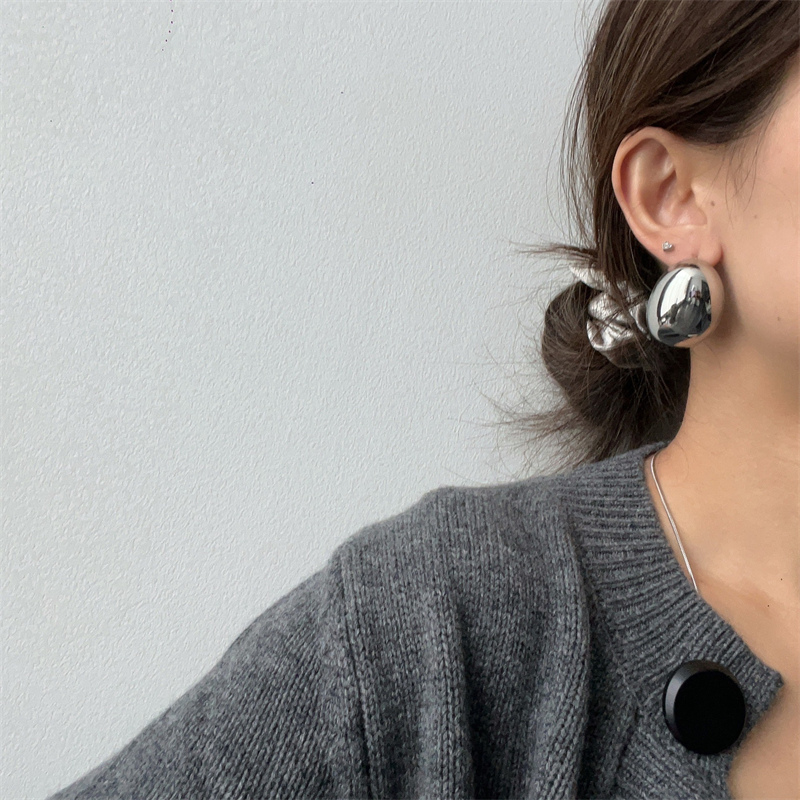 ペア アクセサリー 楕円形ペアネックレス 錆びにくい高級感首飾り