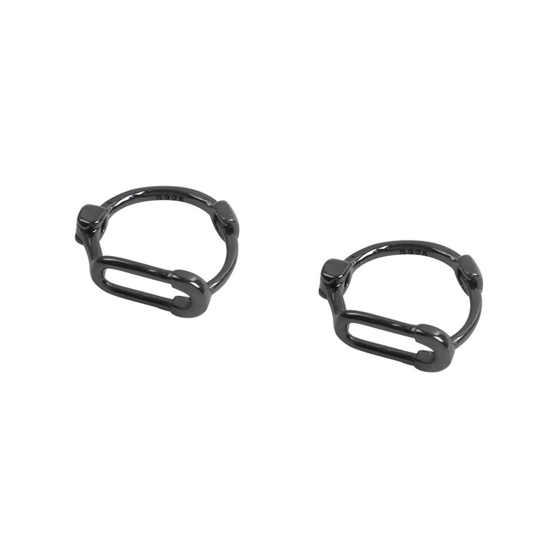 ペア アクセサリー ピアス クリップモチーフ