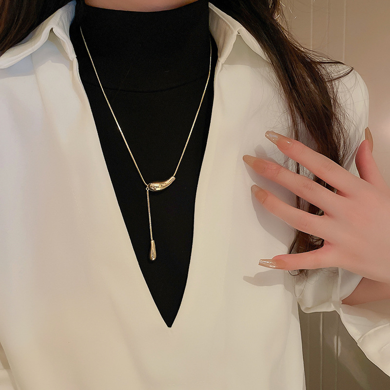 ペア アクセサリー 真鍮製ペアネックレス錆びにくいスライド調節