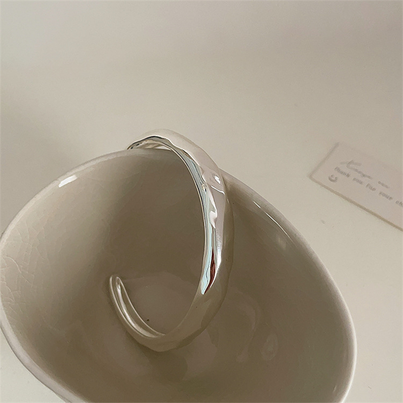 ペア アクセサリー 不規則デザイン高級感バングル ペア腕輪