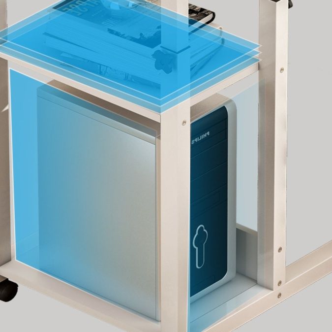 ベッドサイドテーブル キャスター付き 高さ調整可能移動式多機能作業台