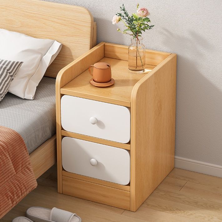 ベッドサイドテーブル 引き出し 多機能収納付きベッドサイドテーブル