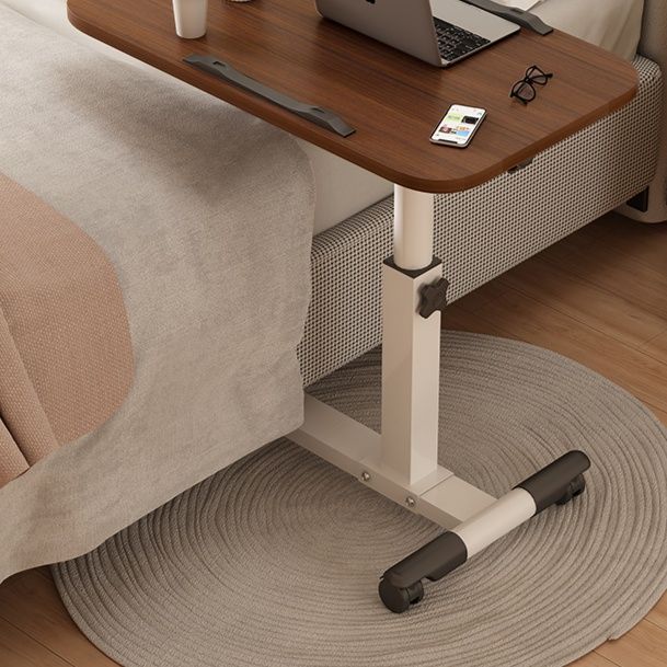 ベッドサイドテーブル キャスター付き 高さ調節可能折りたたみ式移動用作業台