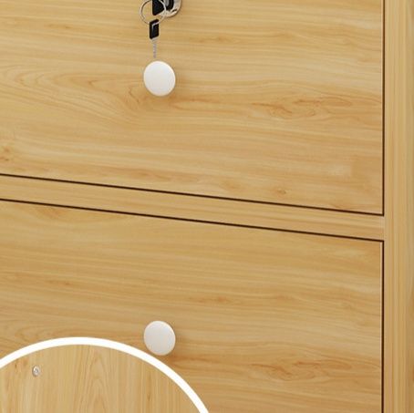 ベッドサイドテーブル 木製三段収納多機能ベッドサイドチェスト