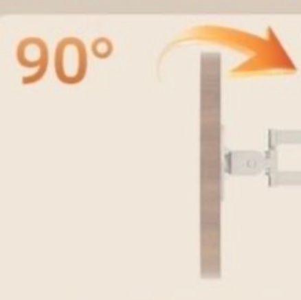 ベッドサイドテーブル 壁掛け式円形天板折りたたみベッドサイドテーブル