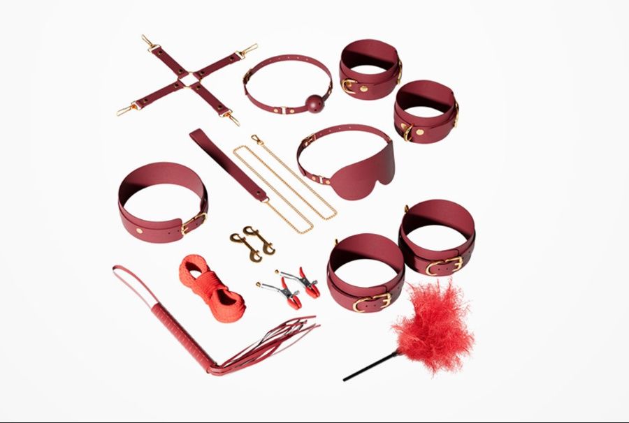 SMグッズ 豪華拘束具十二点セット専用収納袋付き
