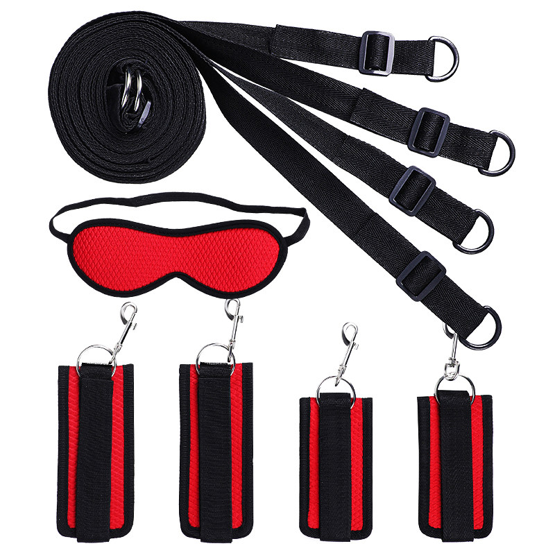 SMグッズ 全身拘束用ベッド固定ベルトセット