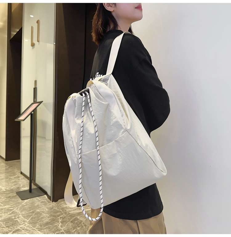 2wayバッグ 軽量巾着風トート