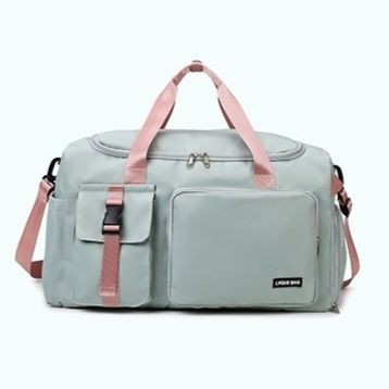 2wayバッグ 2wayバッグ 多機能ポケット付き旅行ボストンバッグ