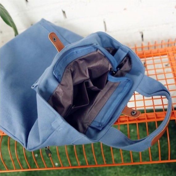 2wayバッグ 韓国風大容量ユーティリティバッグ 軽量リュック マザーズ対応