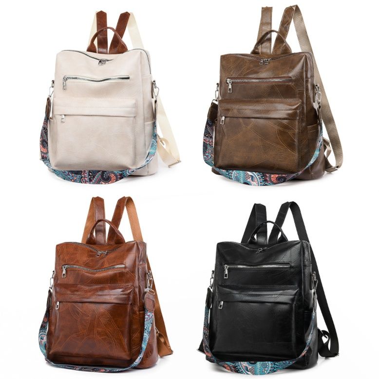 多機能レザーリュック二通り使い手提げ鞄