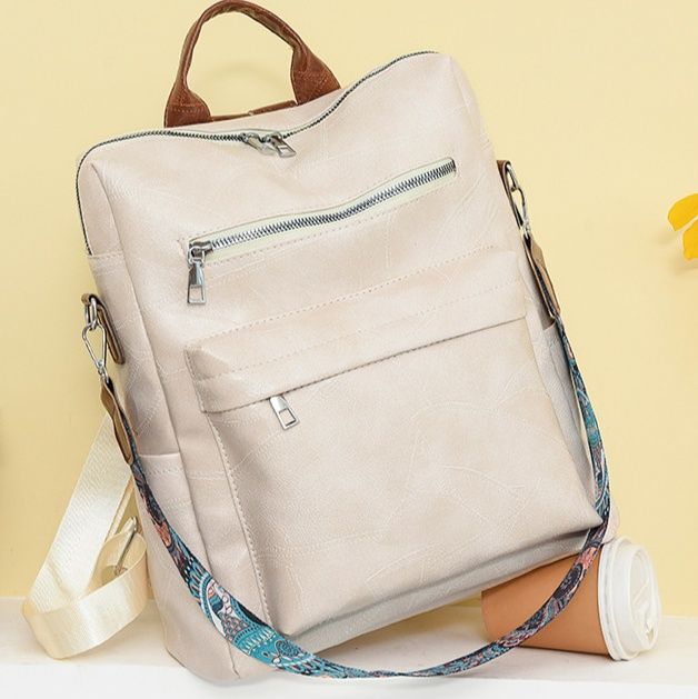 多機能レザーリュック二通り使い手提げ鞄