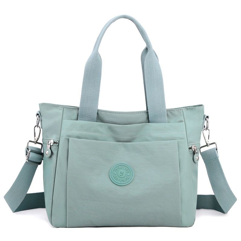 2wayバッグ 多機能ポケット付き軽量ショルダートートバッグ