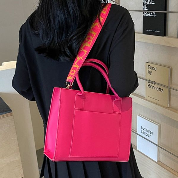 2wayバッグ シンプル構造手提げショルダー多機能バッグ