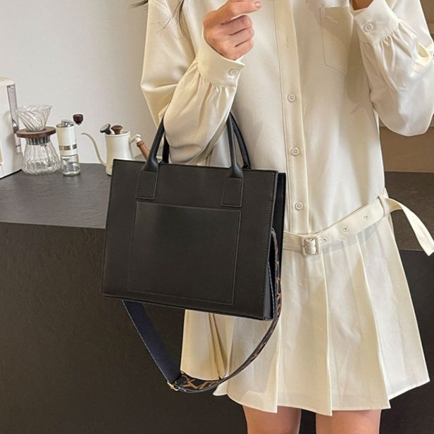 2wayバッグ シンプル構造手提げショルダー多機能バッグ