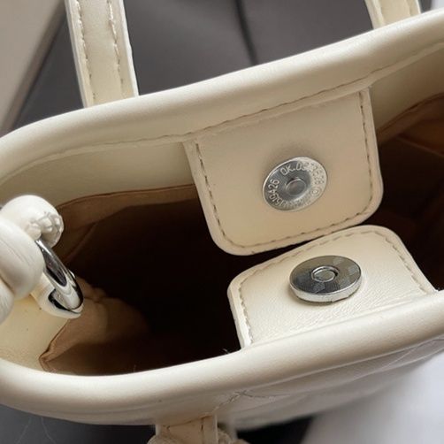 2wayバッグ キルティング縦型ミニトートバッグ