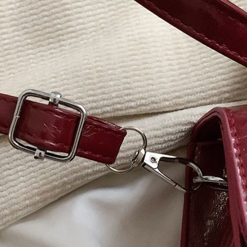 2wayバッグ 大きなリボン装飾付き上品小型手提げ鞄