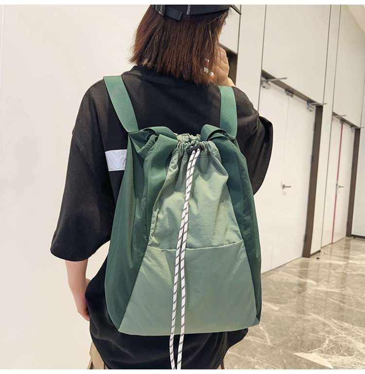 2wayバッグ 軽量巾着風トート