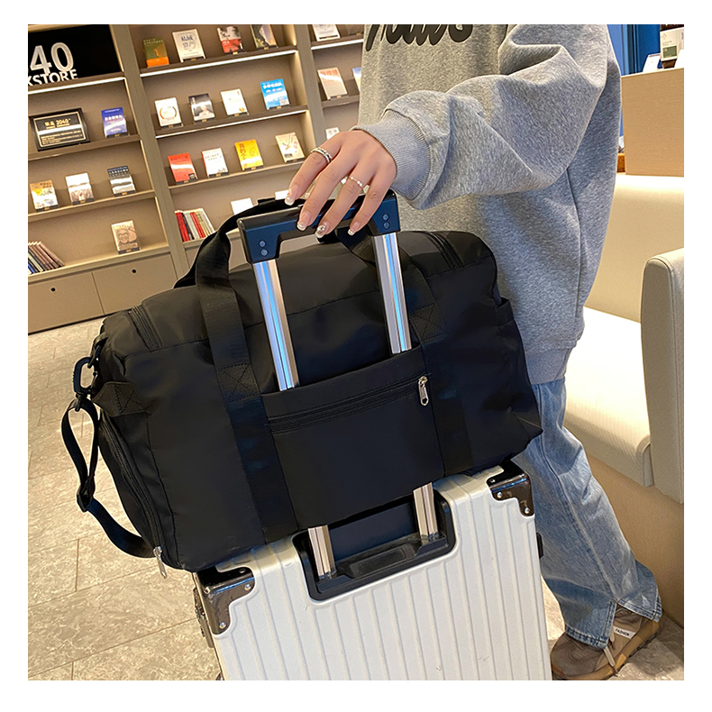 2wayバッグ 2wayバッグ 多機能ポケット付き旅行ボストンバッグ