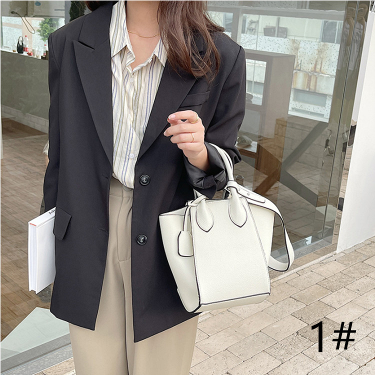 2wayバッグ 上品な韓国風ショルダーバッグ 手提げ２通り 大容量 通勤通学