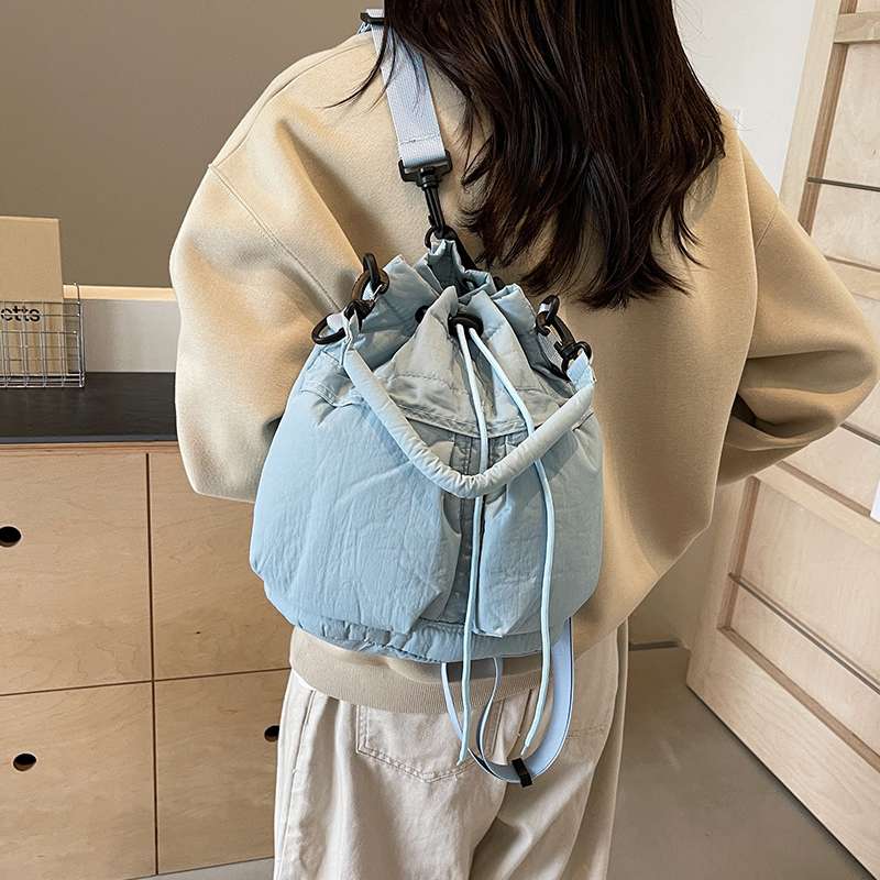 2wayバッグ ふんわり巾着ショルダー