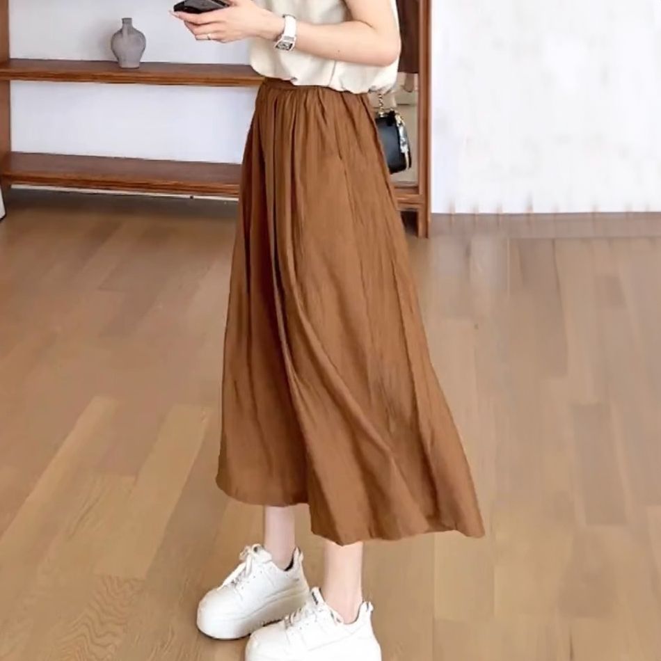 フォーマルカジュアル 優美ゆったりスカート