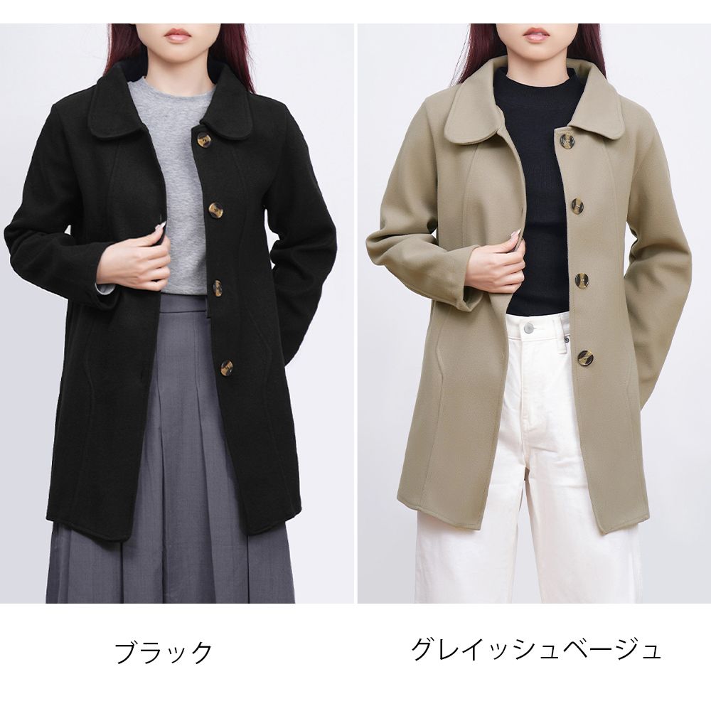 フォーマルカジュアル 通勤用テーラードジャケット 中丈コート 韓国風