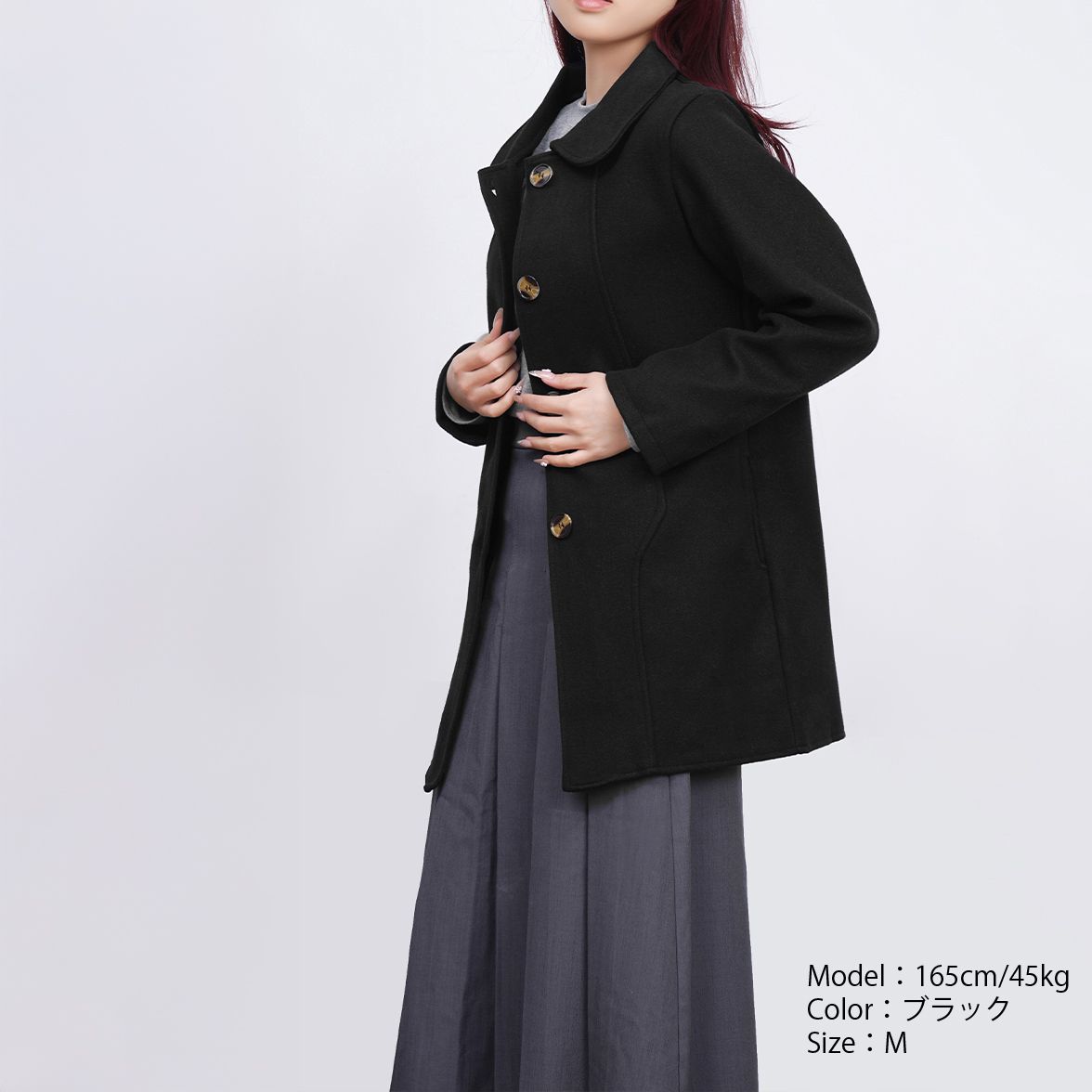 フォーマルカジュアル 通勤用テーラードジャケット 中丈コート 韓国風