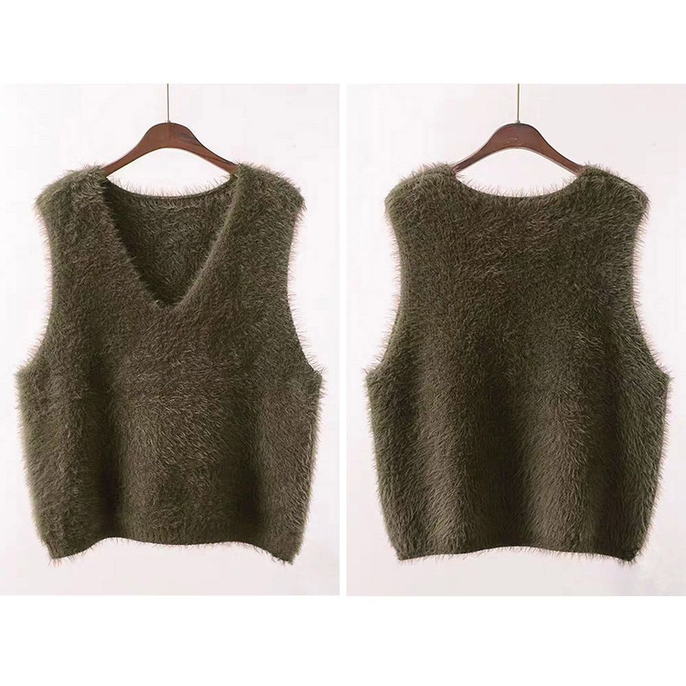 フォーマルカジュアル 参観日対応ふわふわ起毛ベスト重ね着