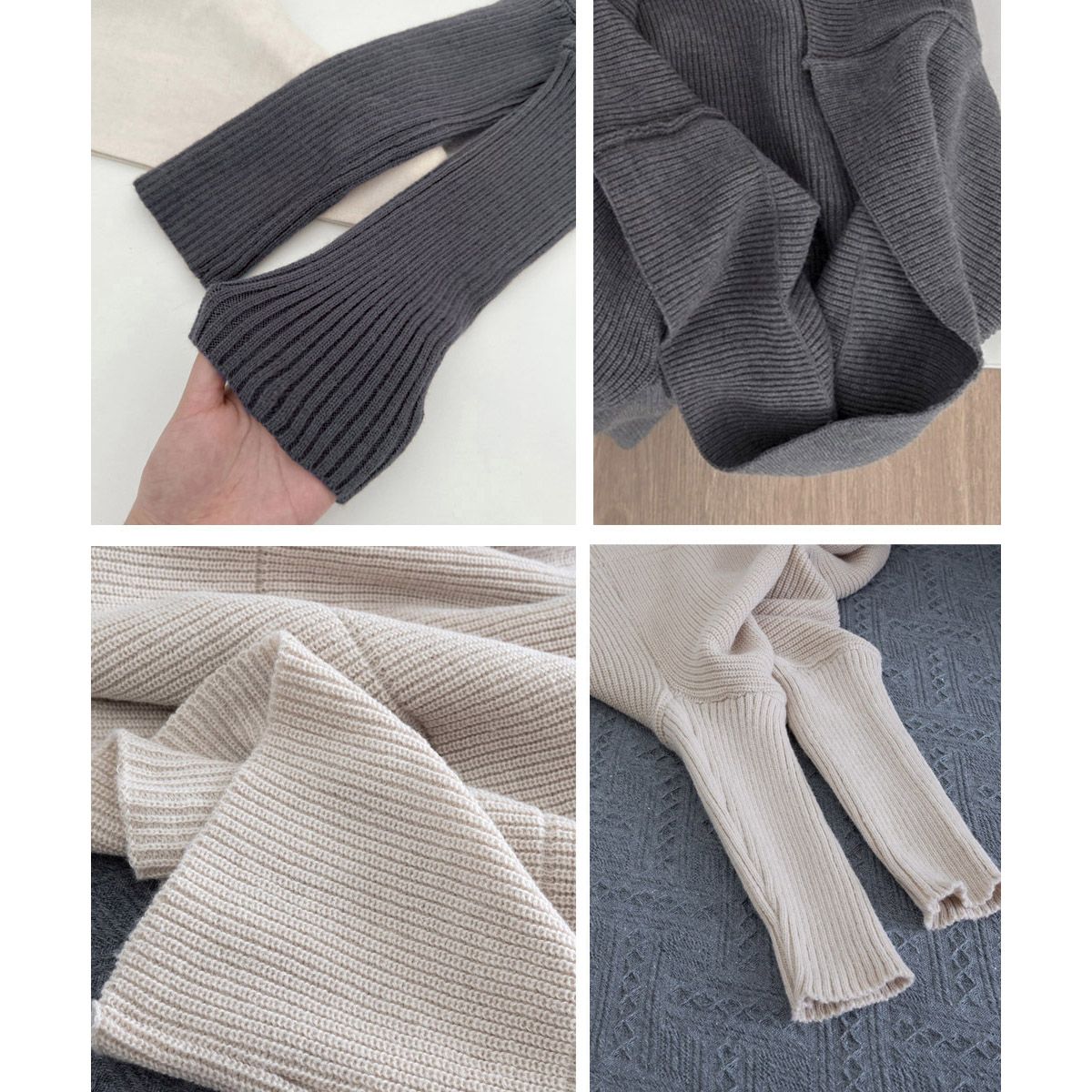 フォーマルカジュアル 参観日対応 ドルマンニットカーディガン 秋冬