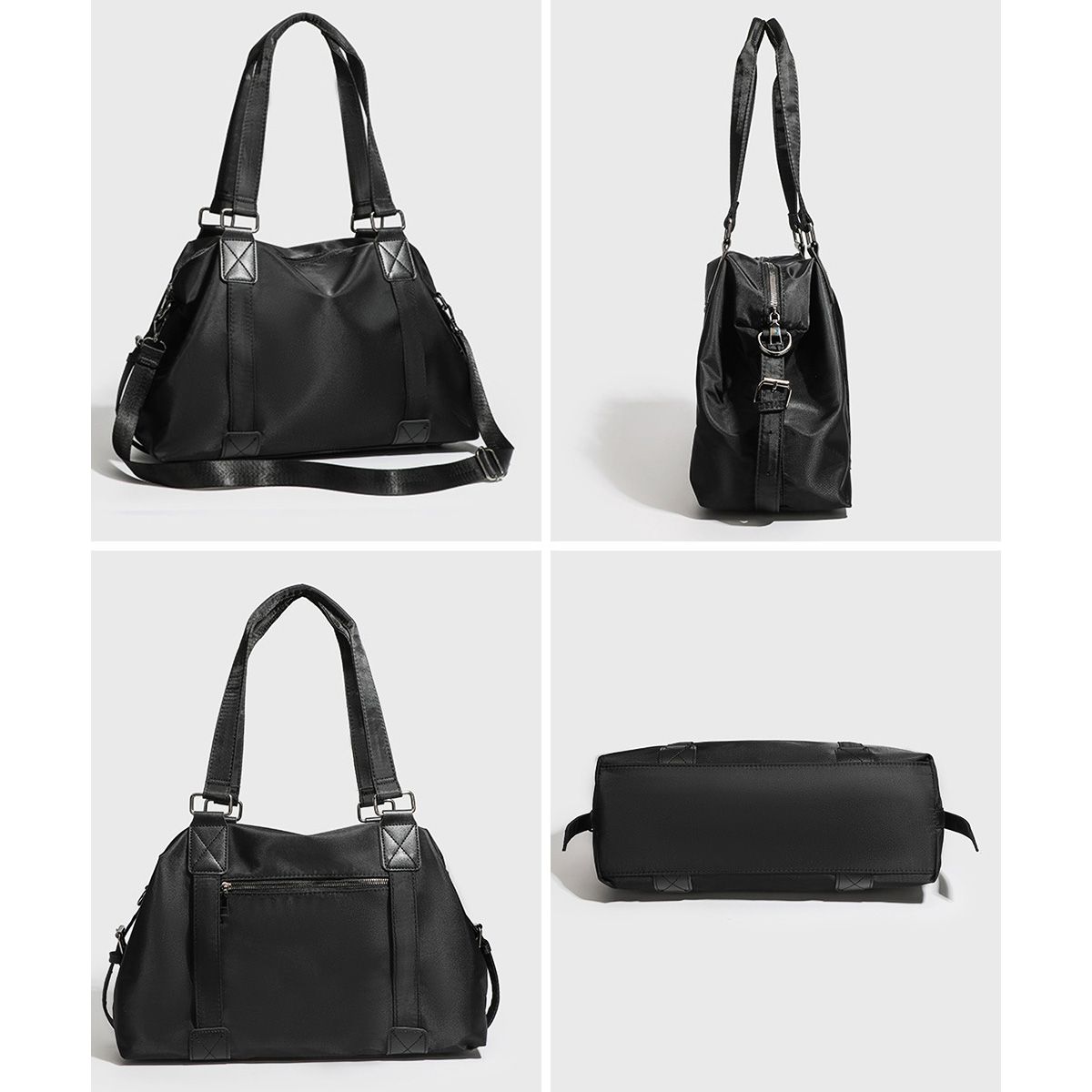 フォーマルカジュアル 参観日対応大容量二通り鞄軽量斜め掛けトート