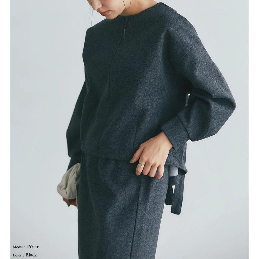 フォーマルカジュアル 参観日対応セットアップ 秋冬新作 きれいめ大人カジュアル 体型カバー