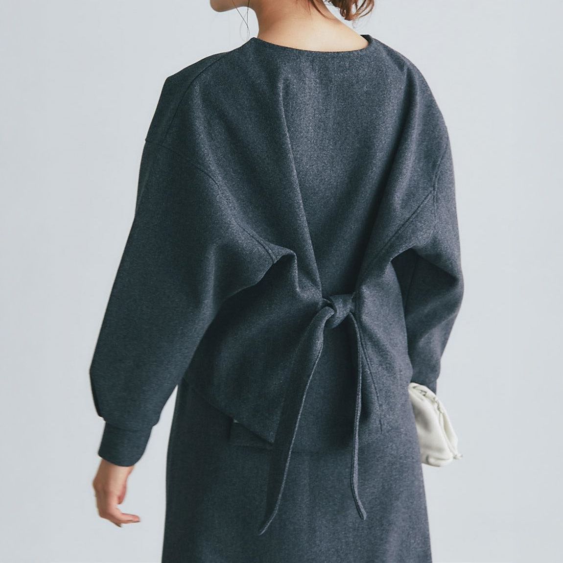 フォーマルカジュアル 参観日対応セットアップ 秋冬新作 きれいめ大人カジュアル 体型カバー