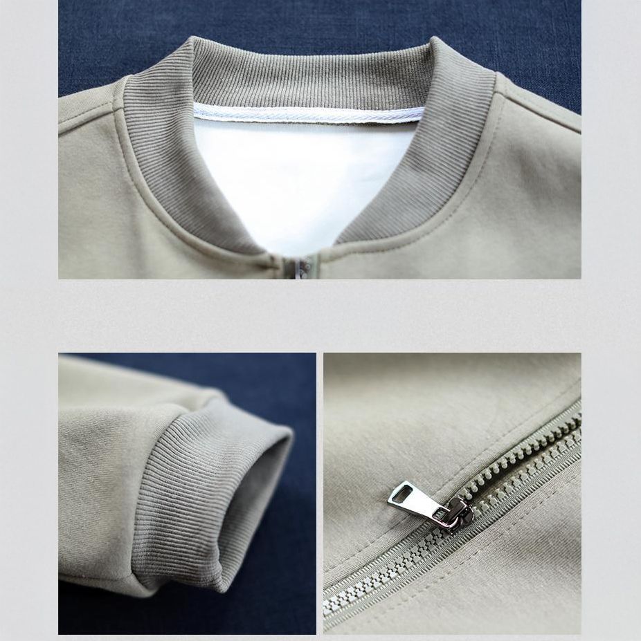 フォーマルカジュアル 参観日対応 軽量ノーカラー上着 長袖秋冬新作