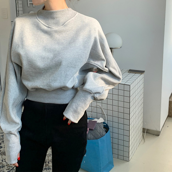 フォーマルカジュアル 参観日にぴったり長袖プルオーバー白無地カットソー