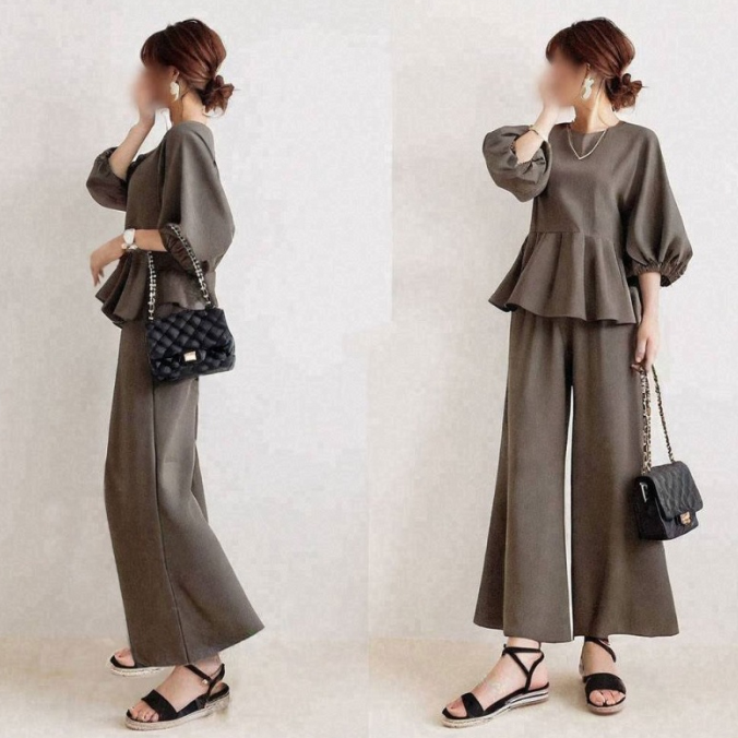 フォーマルカジュアル  卒業式対応 上品セットアップ フォーマル パンツスーツ