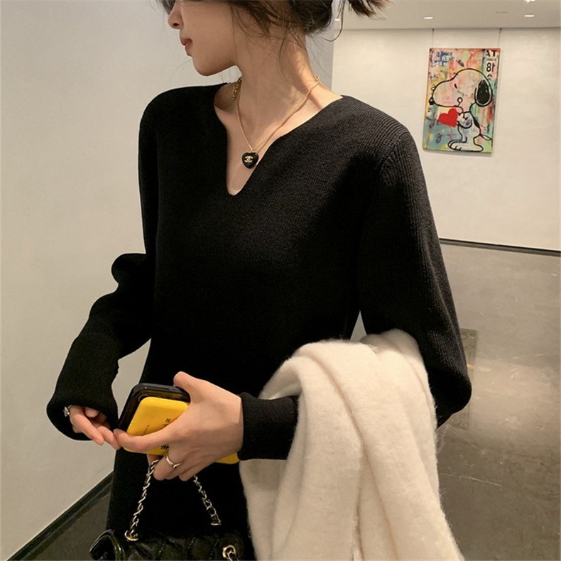 フォーマルカジュアル 通勤用ニット編みワンピース長袖きれいめ体型カバー新作