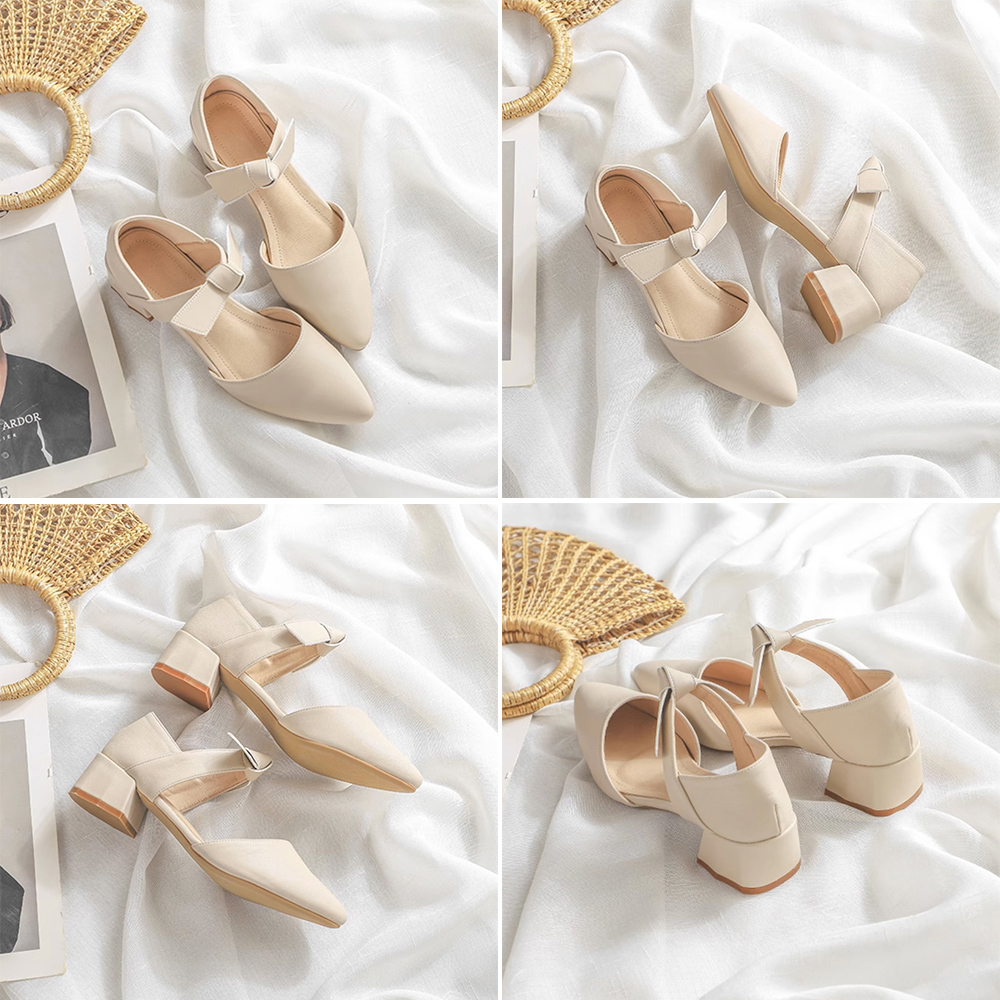 フォーマルカジュアル 入学式対応 痛くない リボン付き太ヒール靴