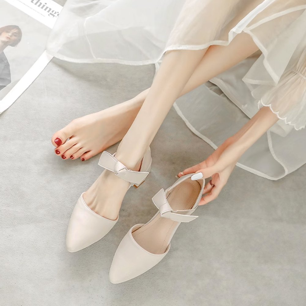 フォーマルカジュアル 入学式対応 痛くない リボン付き太ヒール靴