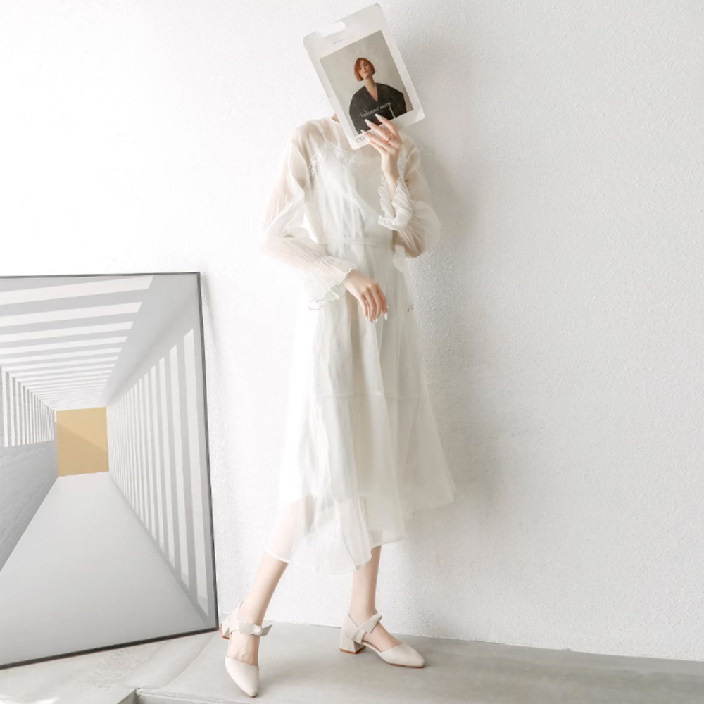 フォーマルカジュアル 入学式対応 痛くない リボン付き太ヒール靴