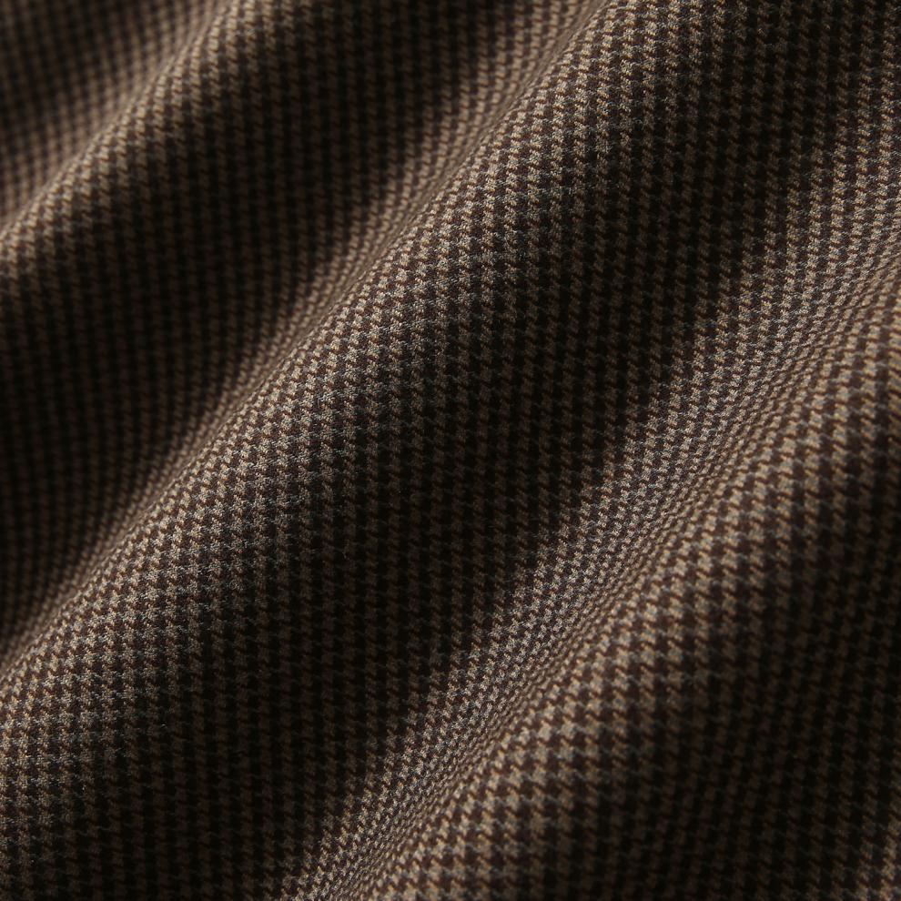 フォーマルカジュアル 参観日対応千鳥格子フレアスカート膝下丈上品仕様 秋冬