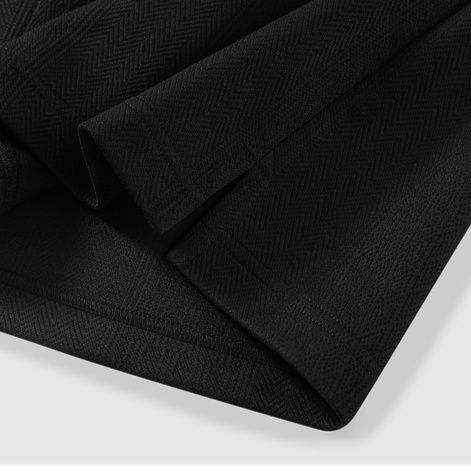メンズ 黒 ファッション シンプル切替シャツジャケット