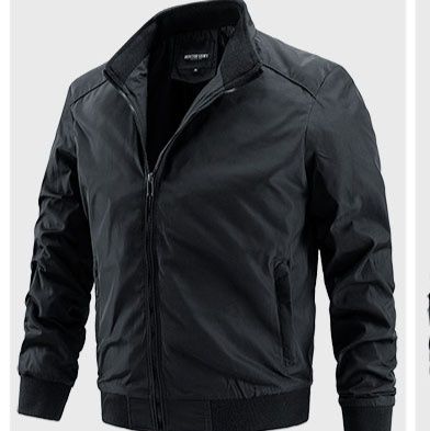 メンズ 黒 ファッション メンズ フライト ジャケット 秋 軽量 薄手 大きいサイズ