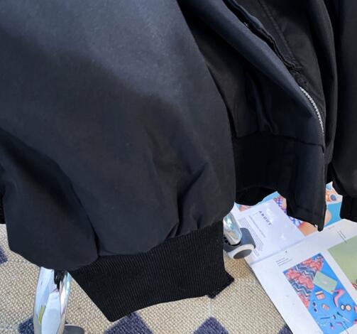 メンズ 黒 ファッション 秋冬メンズ黒ライダースジャケット星型装飾付き