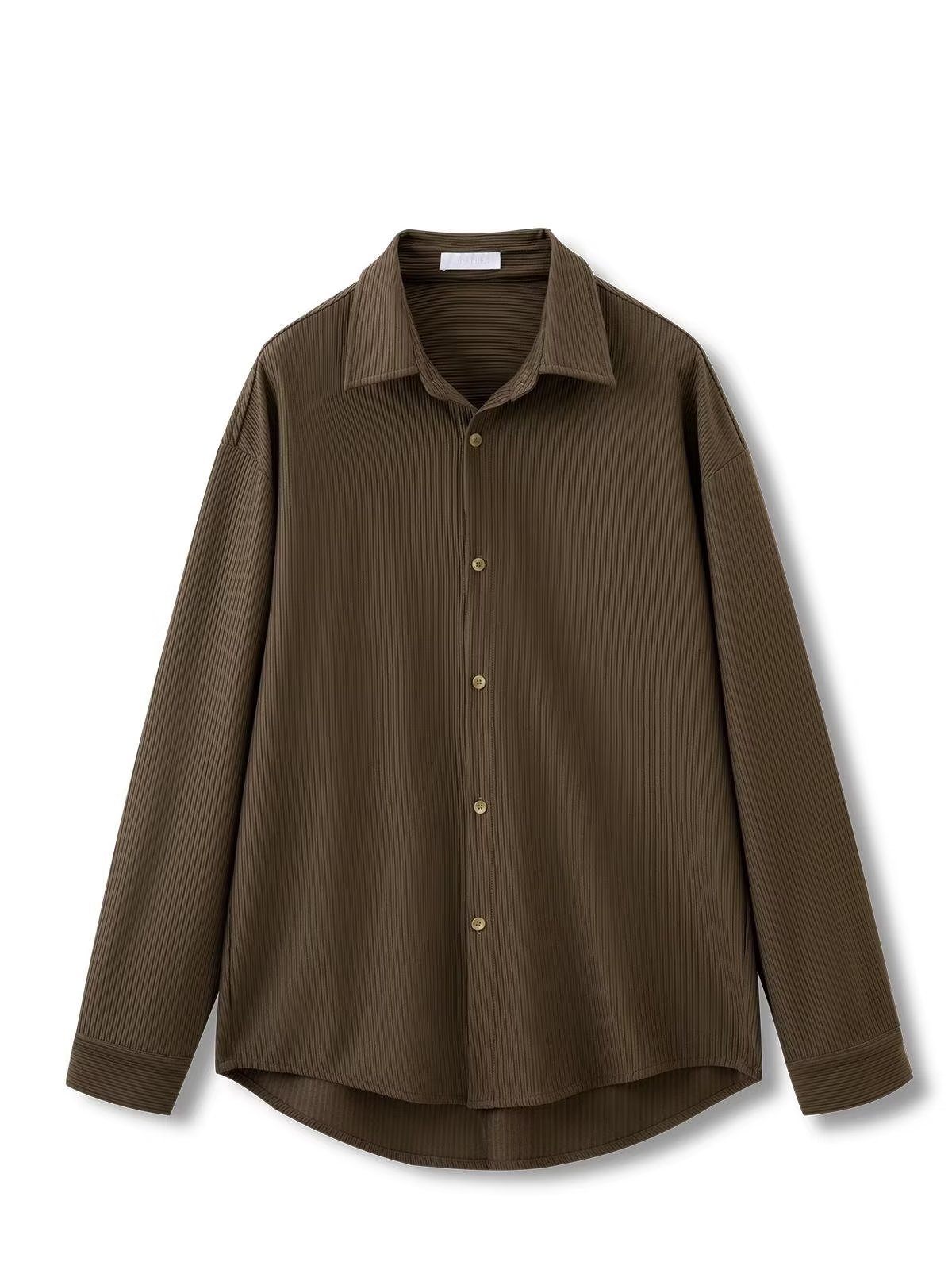 メンズ 黒 ファッション シンプル上質シャツジャケット