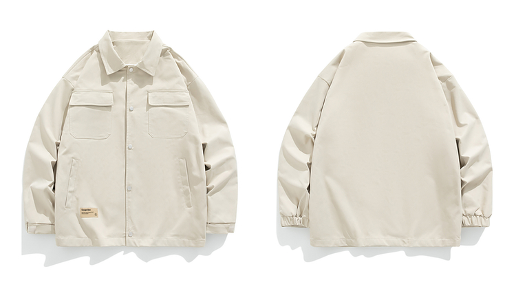 メンズ 黒 ファッション 現代工装ワークジャケット